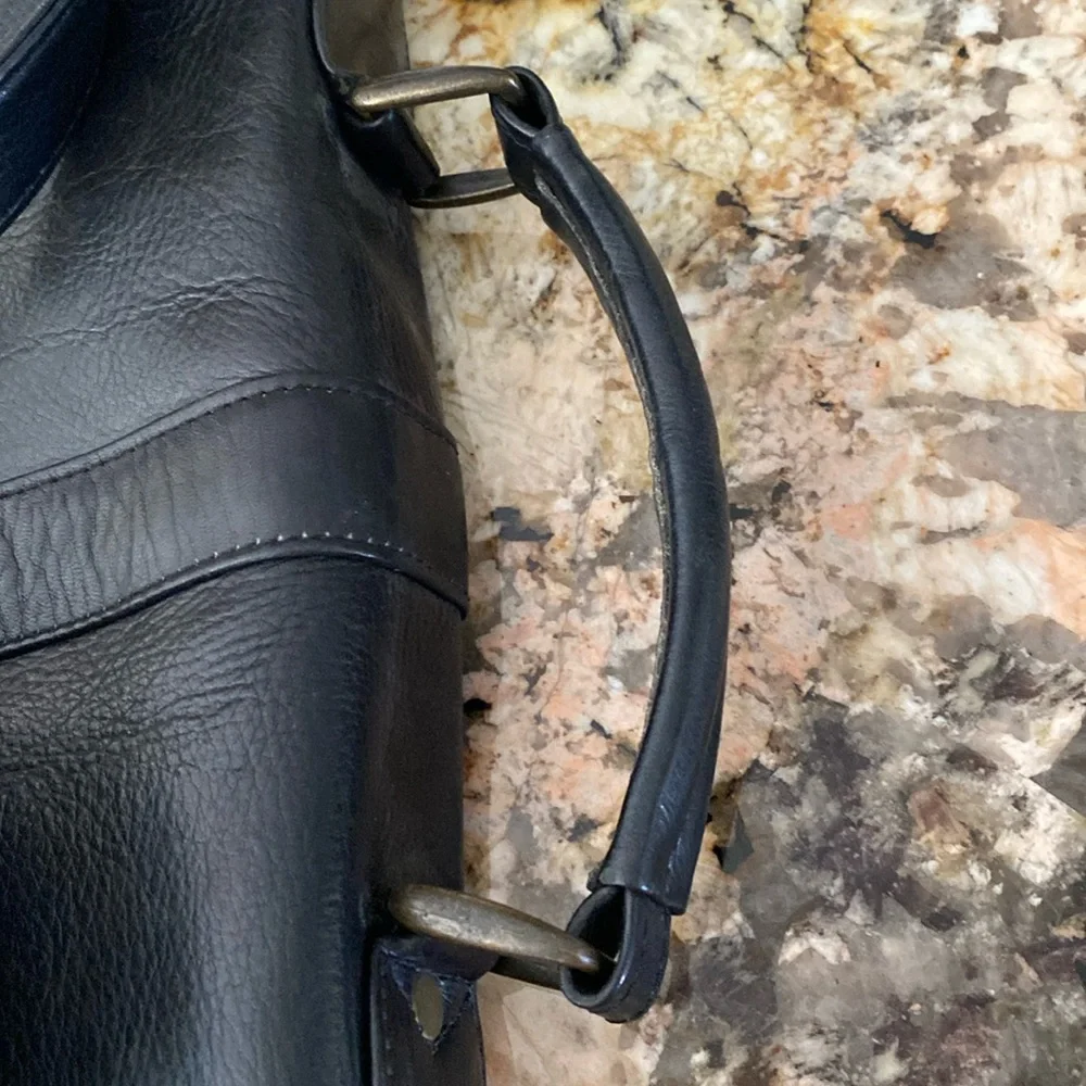 LEATHER CLAVA AMERICAN Satchel Bag